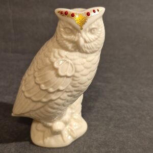 Vintage Lenox China Jewels Collection Porcelain Owl Approx 4.5" Pre-owned